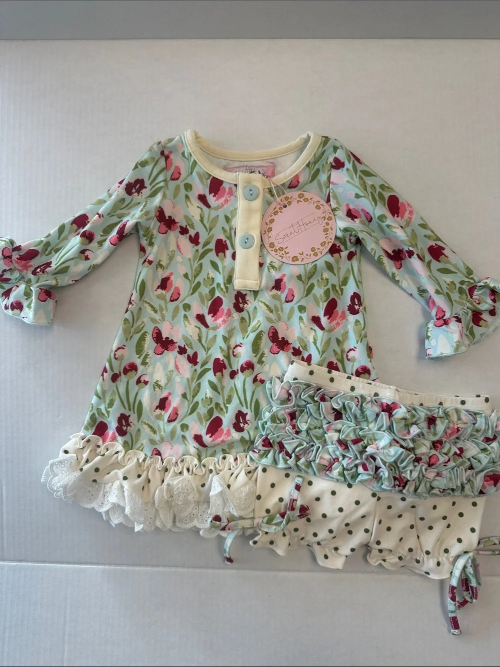 Sweethoney Dress Ruffled Bloomers NEW 6m